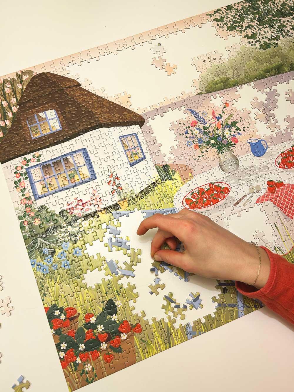 Sweet Strawberries puslespil - 1000 brikker